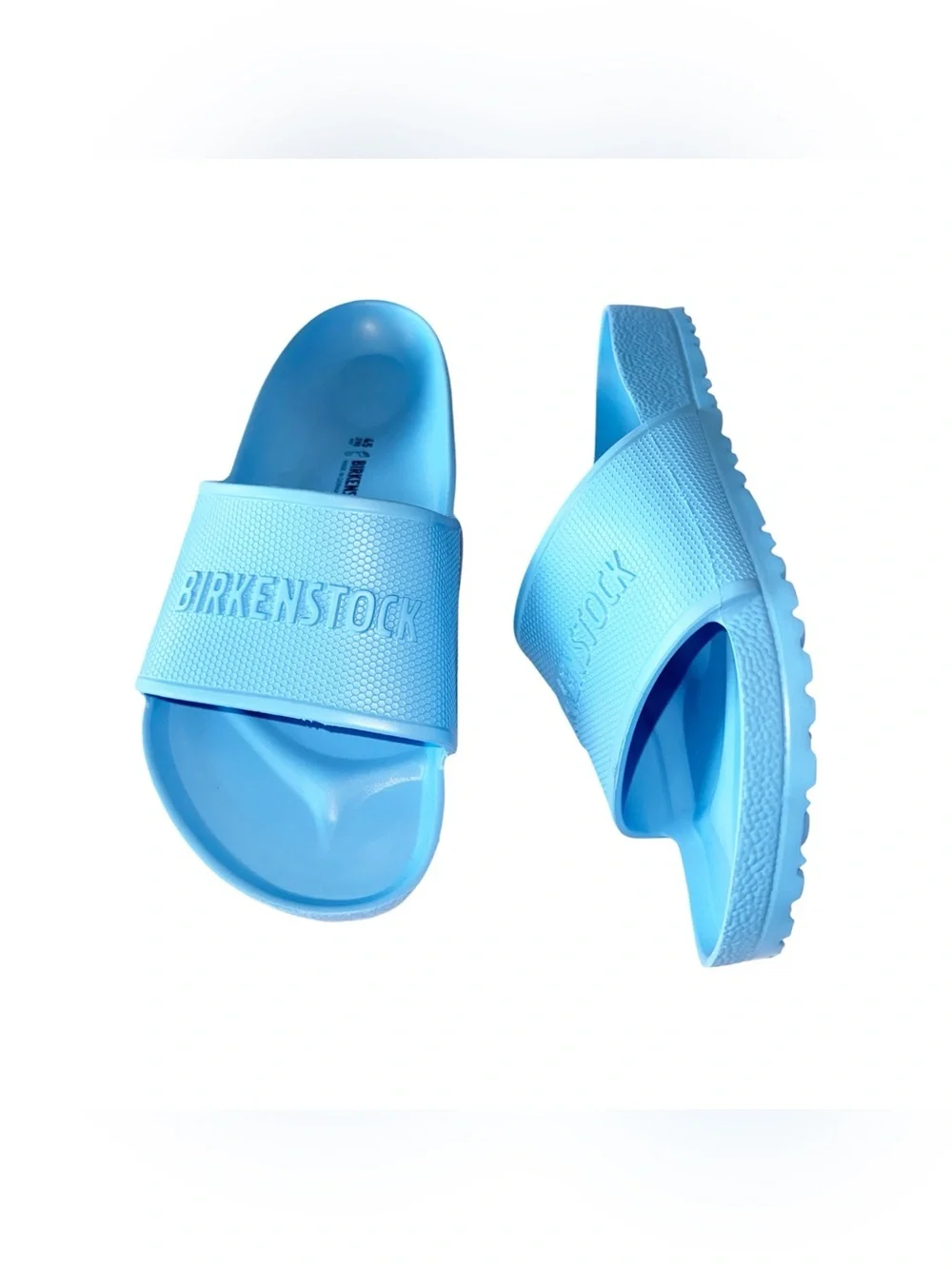 NEW Birkenstock Barbados Light Blue Slip On Comfort Slide Slip On EU 45 US 12
